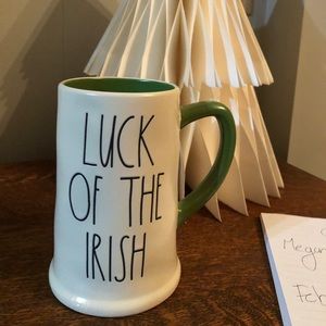 Rae Dunn Luck of the Irish Beer Mug NEW ☘️